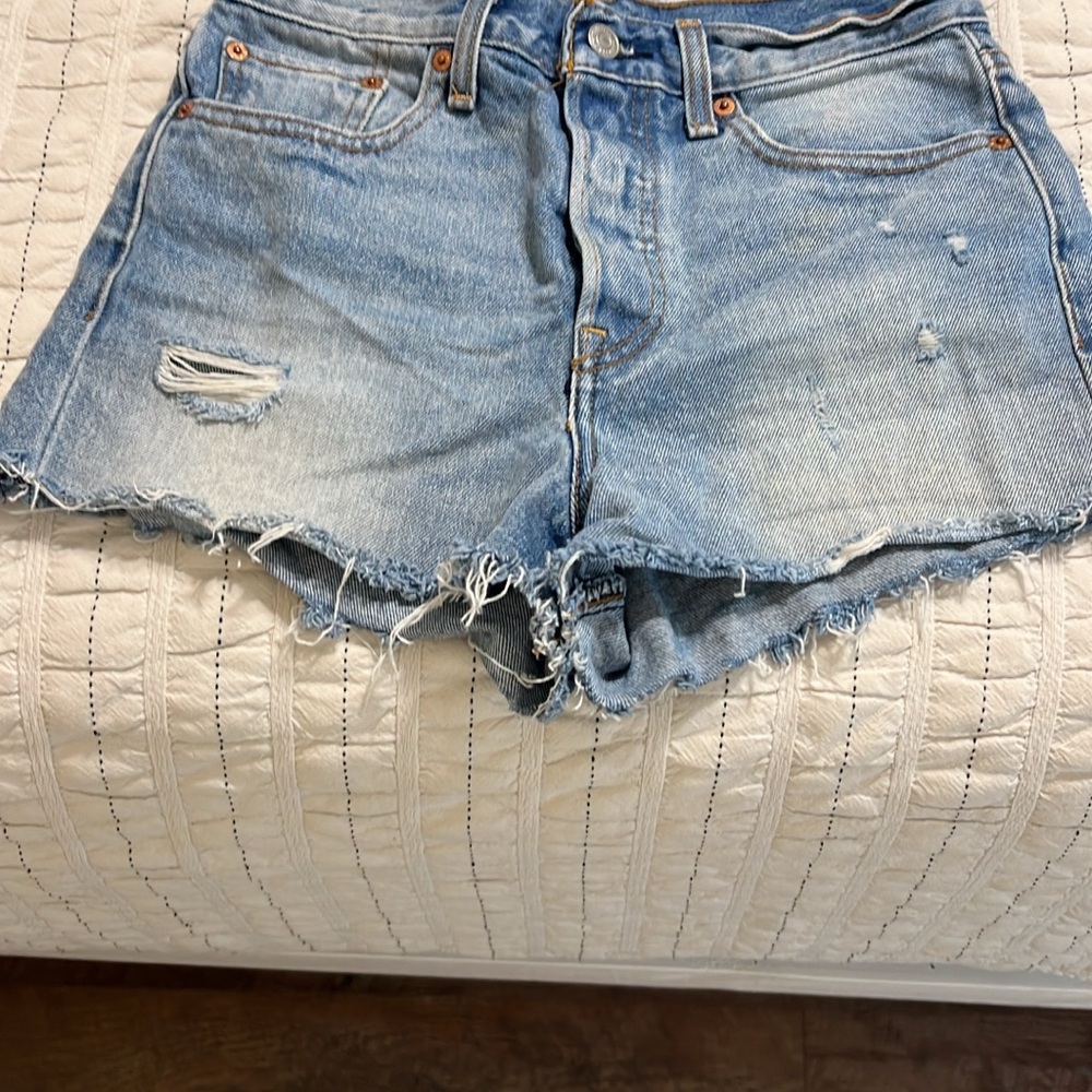 Denim Distressed Women's Shorts
